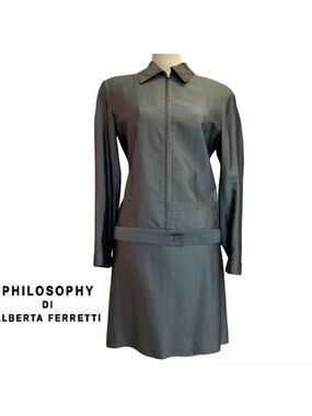 Philosophy Di Alberta ferretti Gray Silver Set